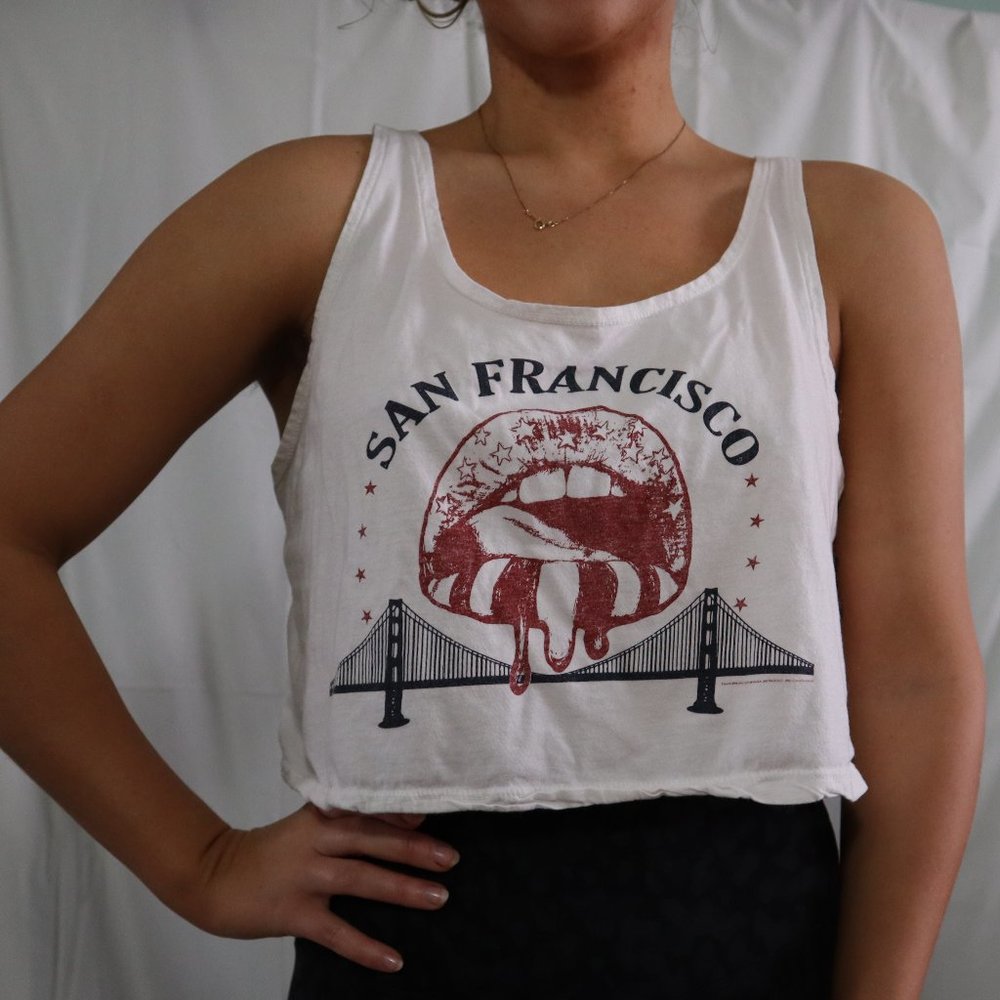 Brandy Melville San Francisco Crop Top
